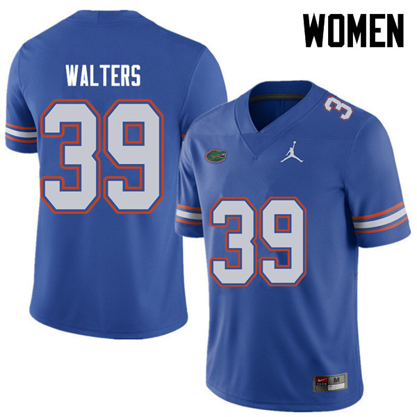 Jordan Brand Women #39 Brady Walters Florida Gators College Football Jerseys Sale-Royal - Click Image to Close